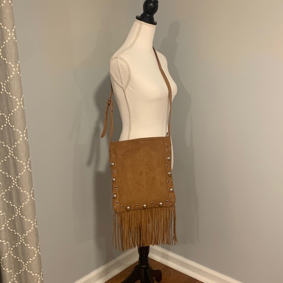 NWT Faux Suede Bag - Picture 2 of 11